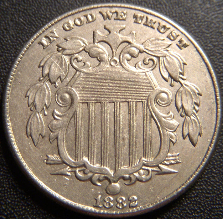 1882 Shield Nickel - AU