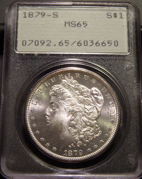 1879-S Morgan Dollar - PCGS MS 65