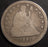 1891-S Seated Quarter - Good