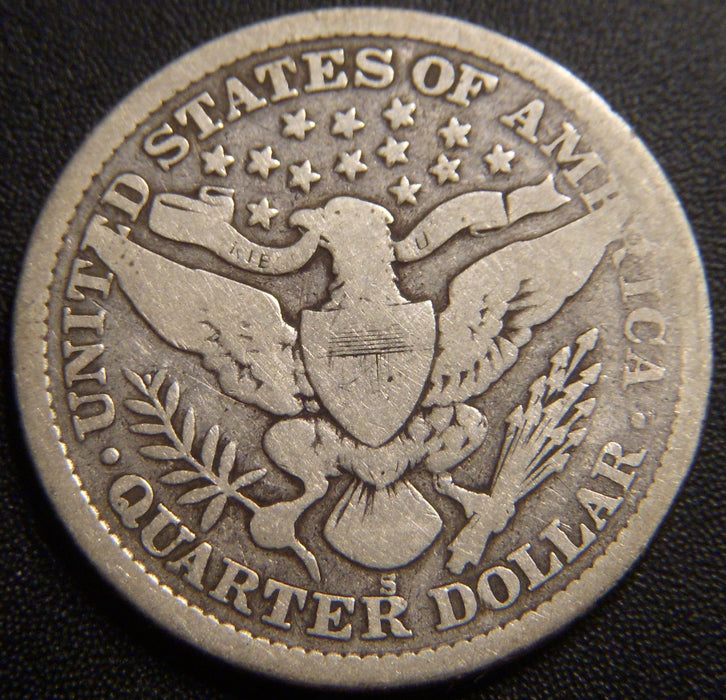 1892-S Barber Quarter - Good