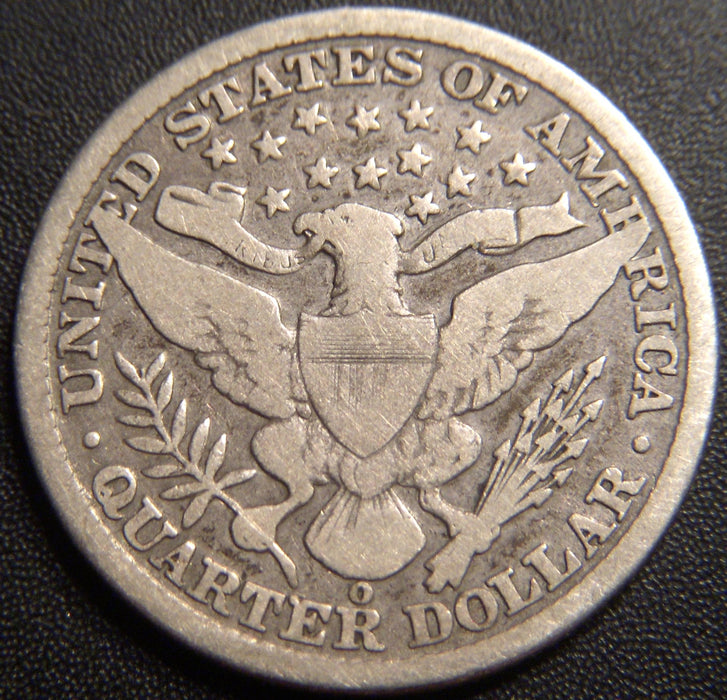 1892-O Barber Quarter - Very Good