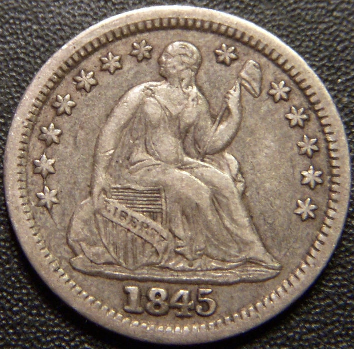 1845 Seated Half Dime - Very Fine