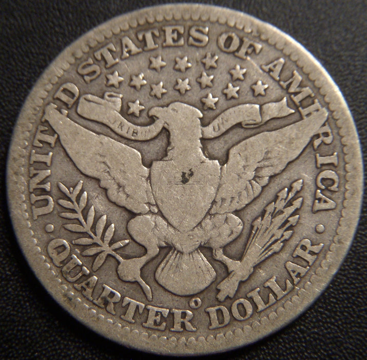 1904-O Barber Quarter - Very Good