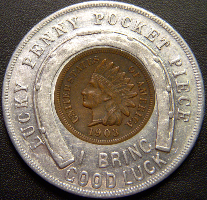 1903 Indian Head Cent - Encased Lucky Penny