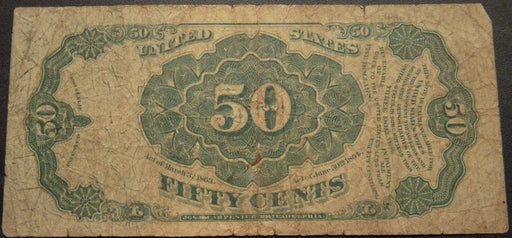 1874/75 50 Cents Fractional Currency - FR# 1381