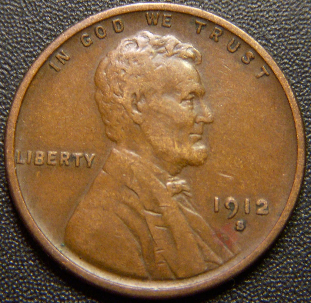 1912-S Lincoln Cent - Very Fine