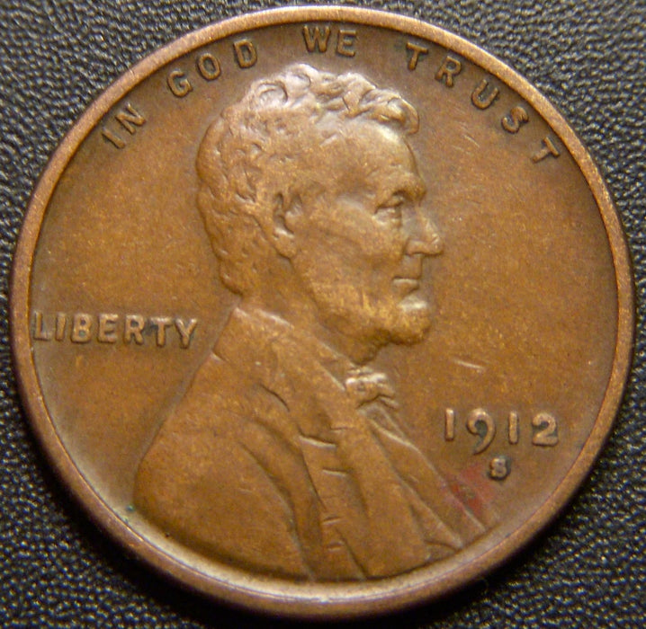 1912-S Lincoln Cent - Very Fine