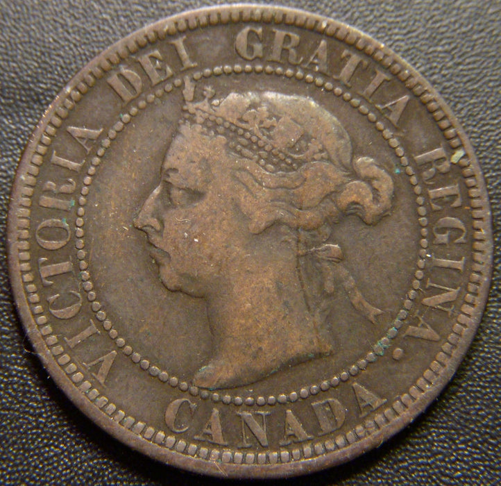 1890H Canadian Large Cent - Very Good