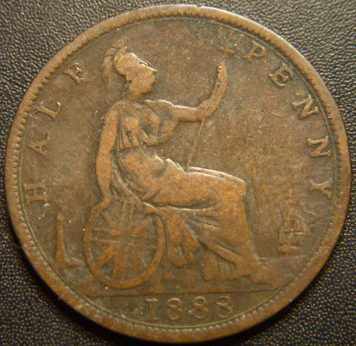 1888 Half Penny - Great Britain