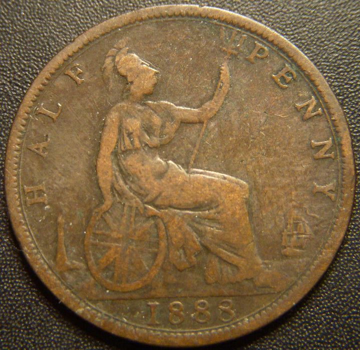 1888 Half Penny - Great Britain