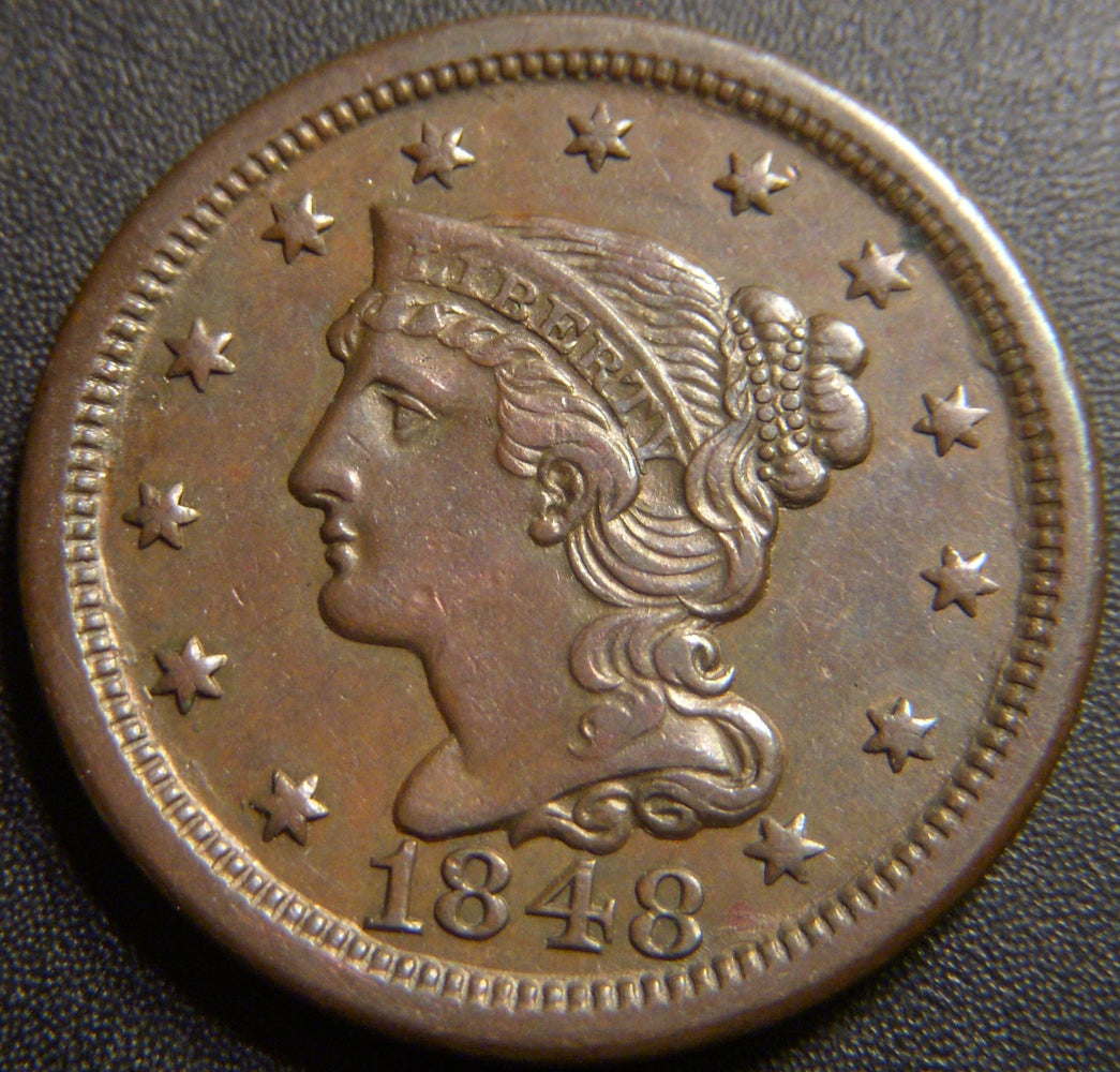 1848 Large Cent - Extra Fine