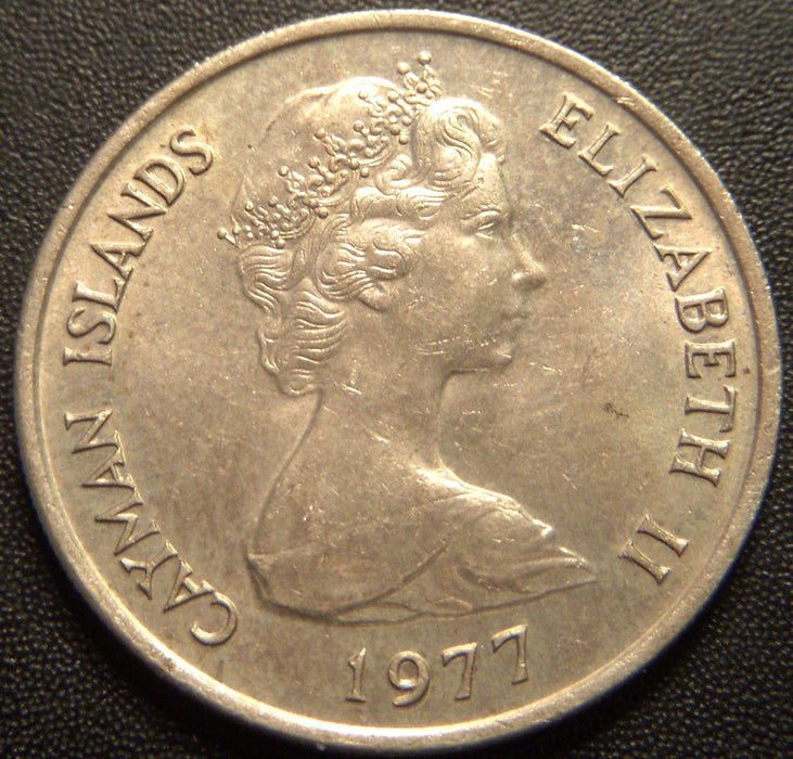 1977 25 Cents - Cayman Islands