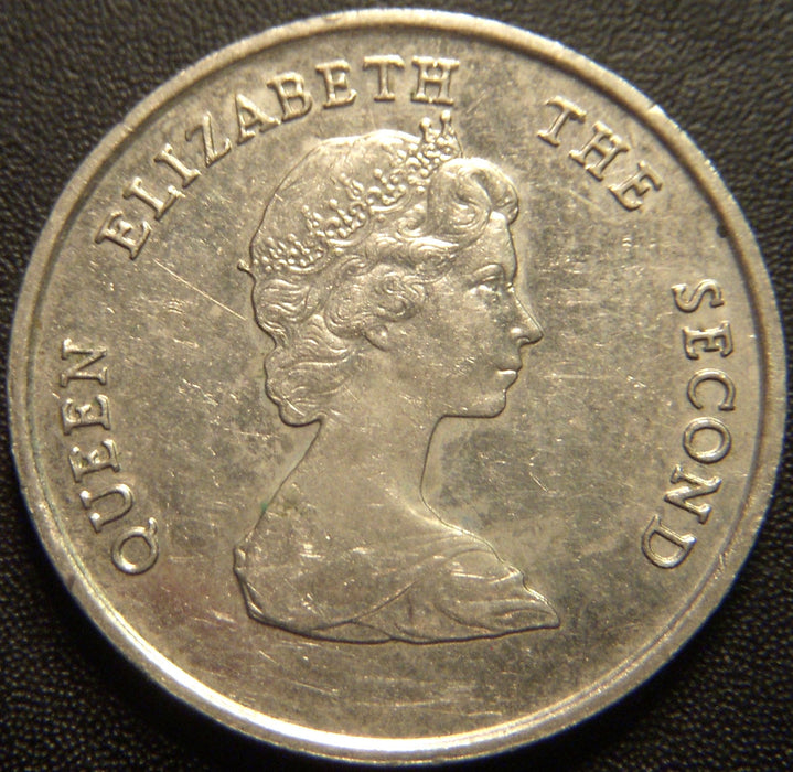 1987 25 Cents - East Caribbean States