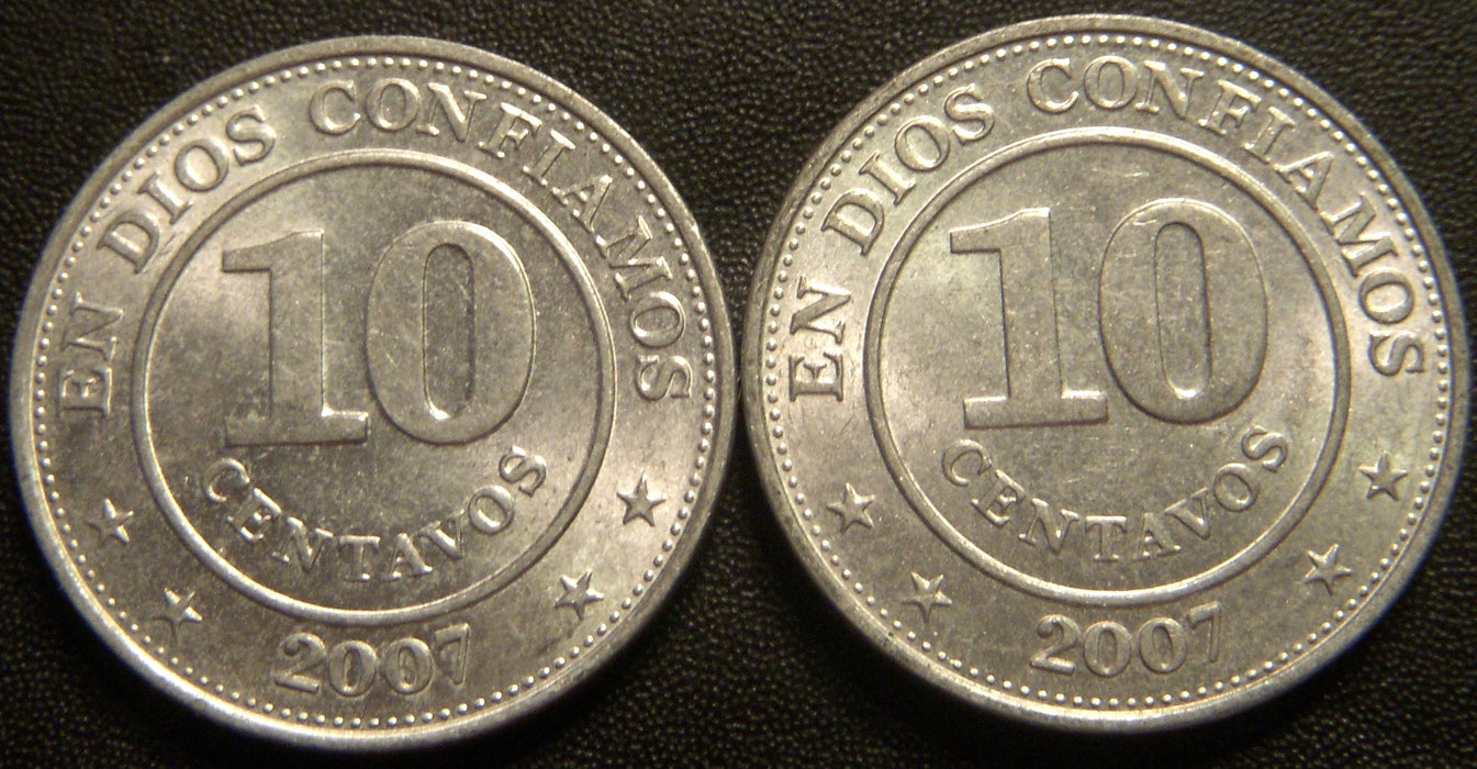 2007 10 Centavos - Nicaragua