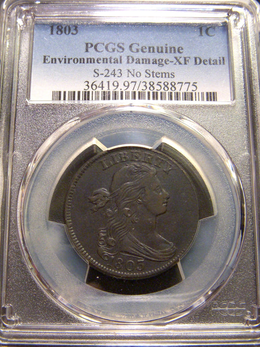 1803 Large Cent - PCGS XF Details