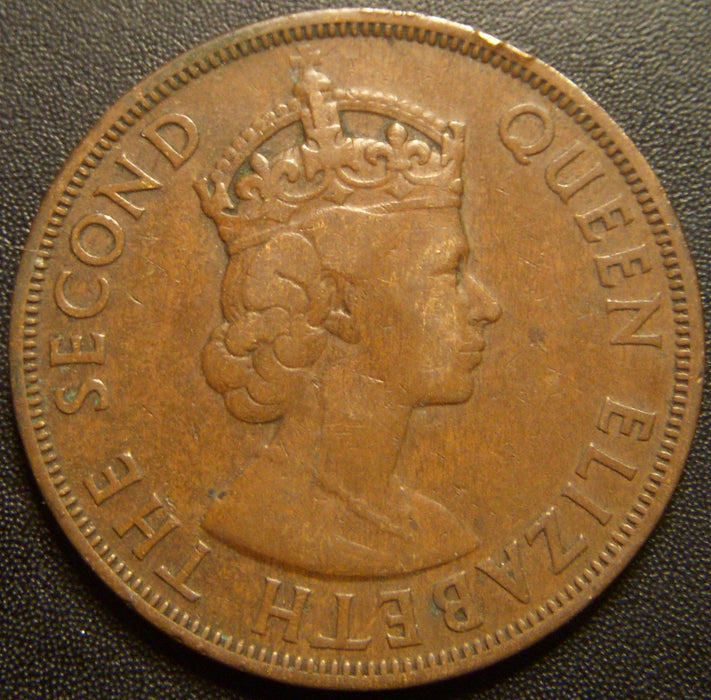 1955 2 Cents - East Caribbean States