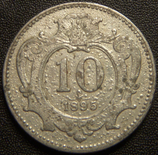 1895 10 Heller - Austria