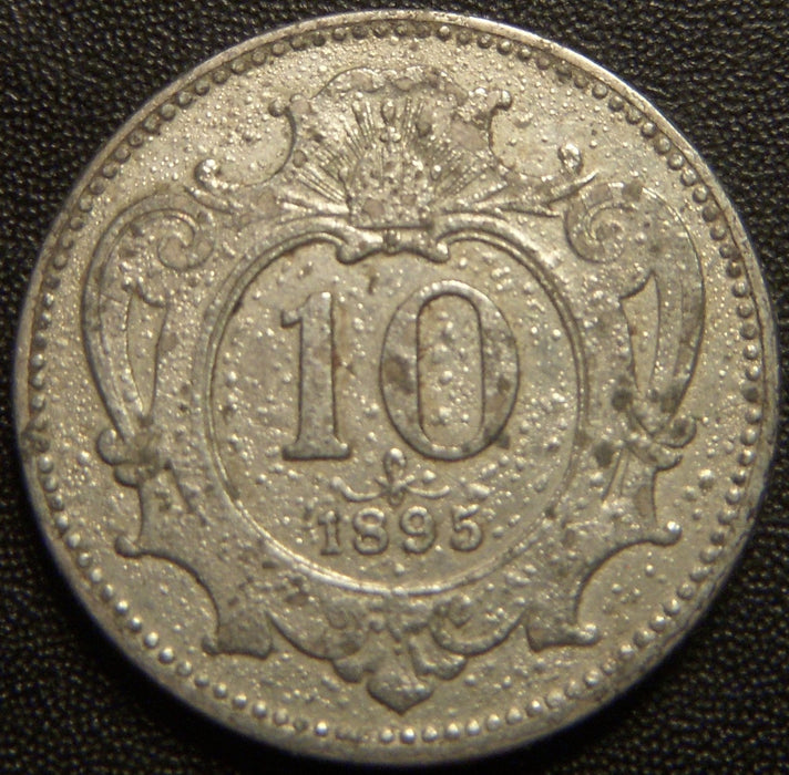 1895 10 Heller - Austria