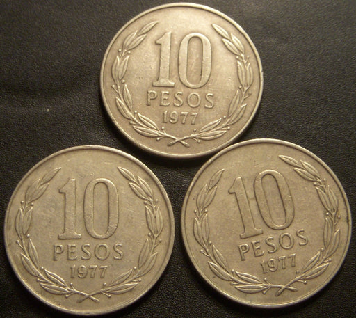 1977 10 Pesos - Chile