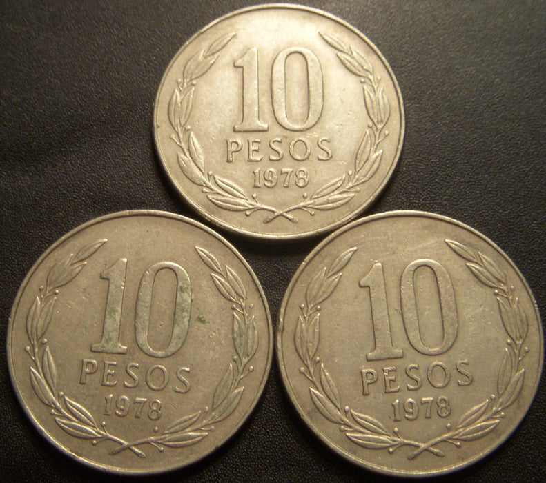 1978 10 Pesos - Chile