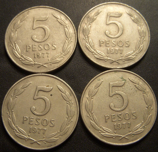 1977 5 Pesos - Chile
