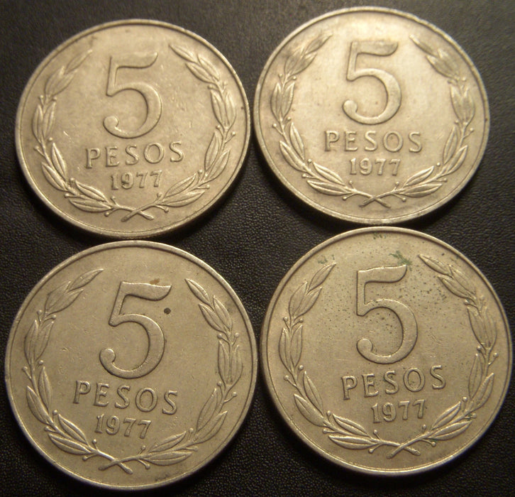 1977 5 Pesos - Chile