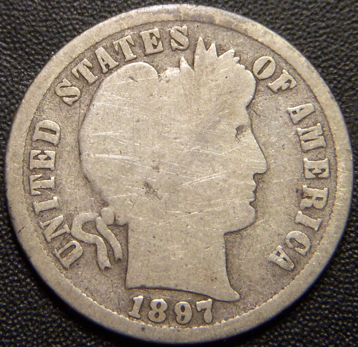 1897-S Barber Dime - Good