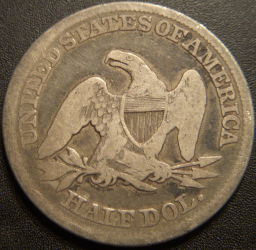 1858 Seated Half Dollar - Good