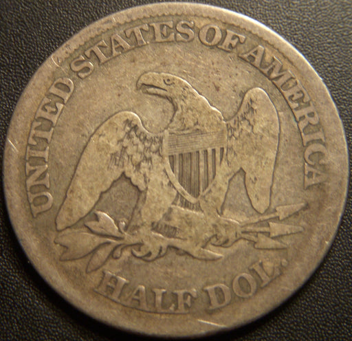 1861 Seated Half Dollar - Good