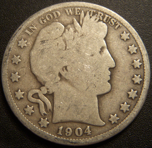 1904-O Barber Half Dollar - Good