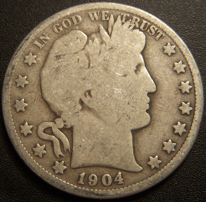 1904-O Barber Half Dollar - Good