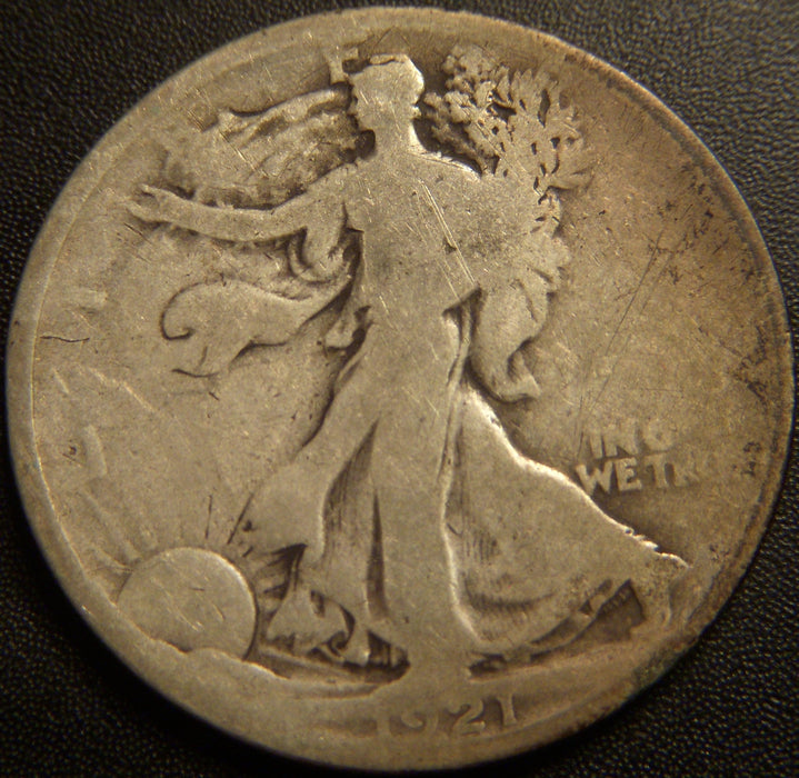 1921 Walking Half Dollar - Good