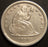 1838 Seated Quarter - AU+
