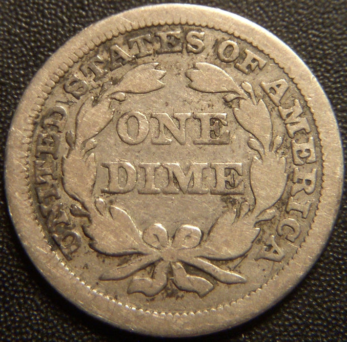 1854 Seated Dime - Very Good