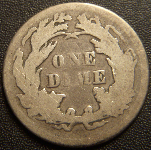 1873 Seated Dime - Arrows Very Good