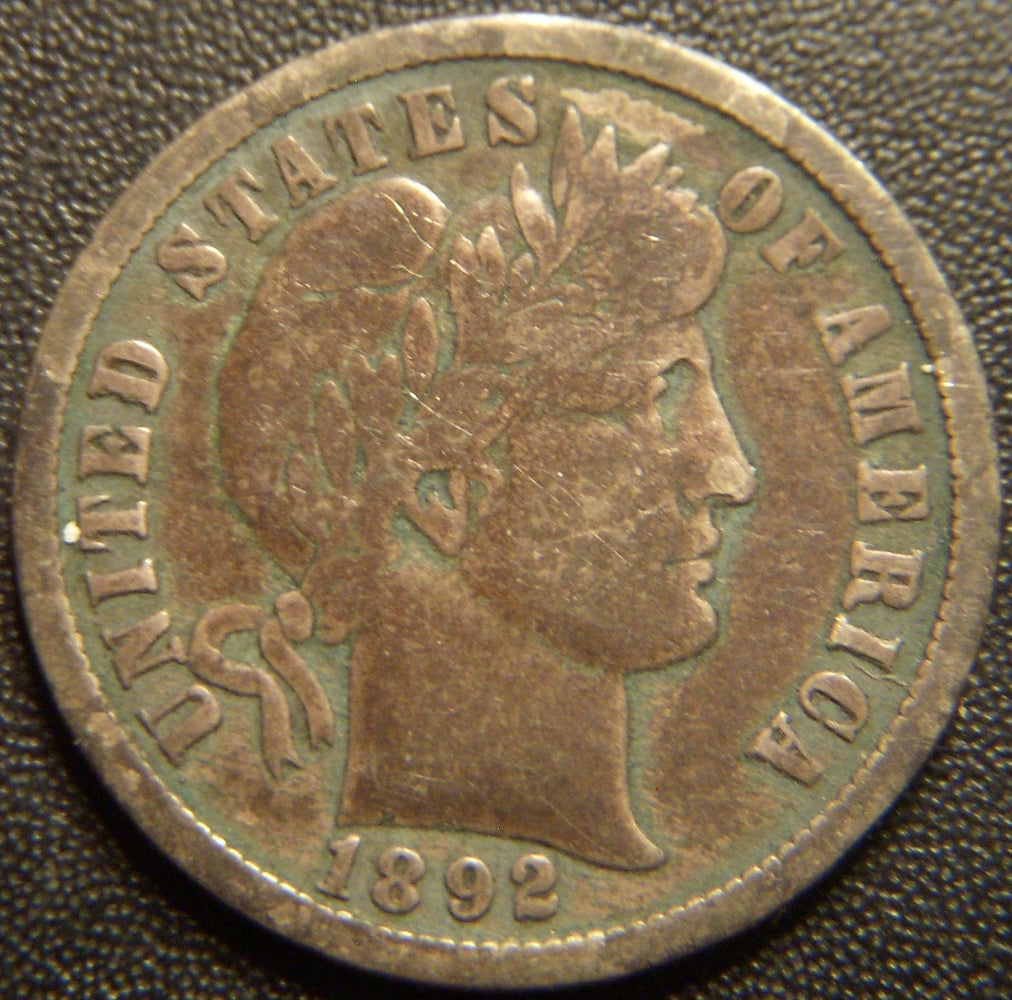 1892-O Barber Dime - Good+