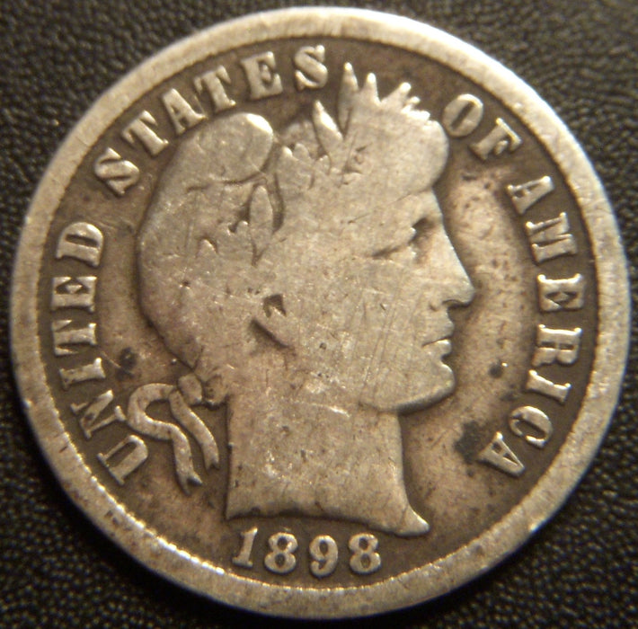 1898-S Barber Dime - Good