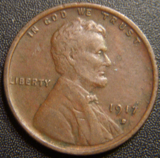 1917-D Lincoln Cent - Extra Fine