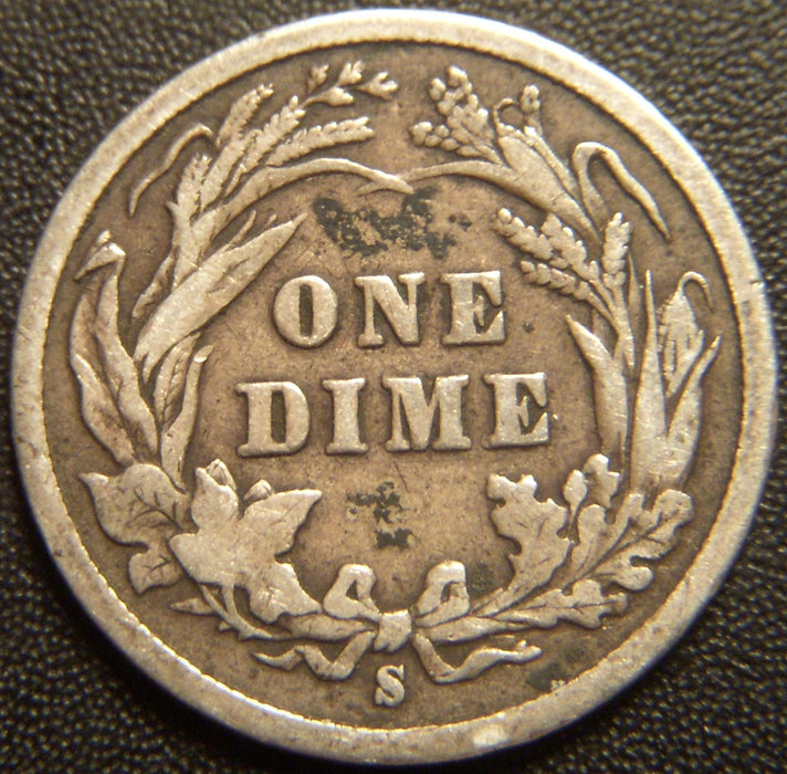 1898-S Barber Dime - Good