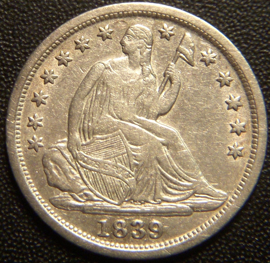 1839-O Seated Half Dime - EF/AU