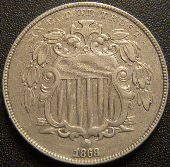 1868 Shield Nickel - Extra Fine