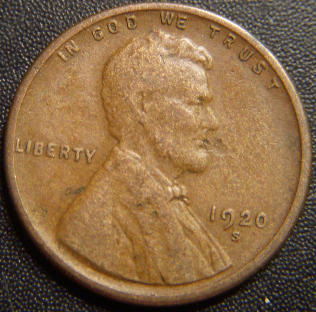 1920-S Lincoln Cent - Very Fine