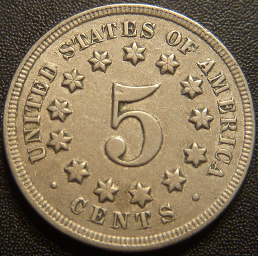1868 Shield Nickel - Extra Fine
