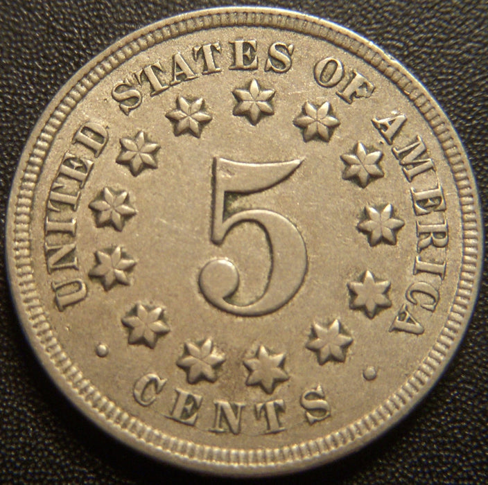1868 Shield Nickel - Extra Fine