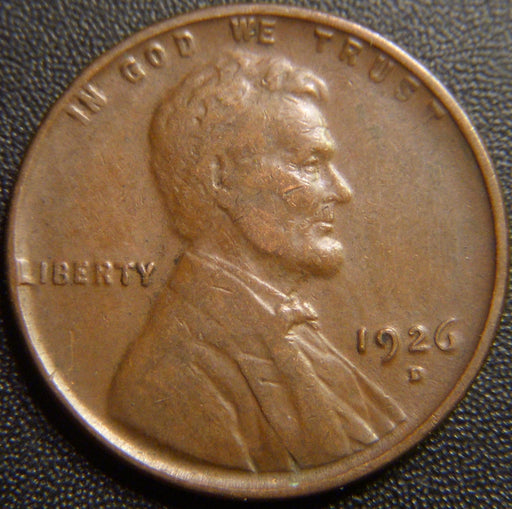 1926-D Lincoln Cent - Extra Fine