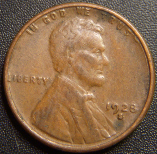 1928-S Lincoln Cent - Extra Fine
