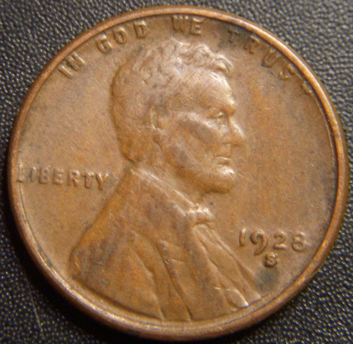 1928-S Lincoln Cent - Extra Fine