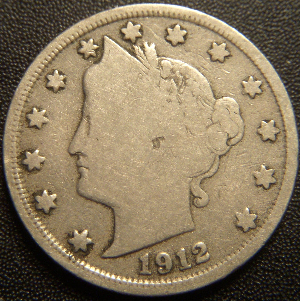 1912-S Liberty Nickel - Good+