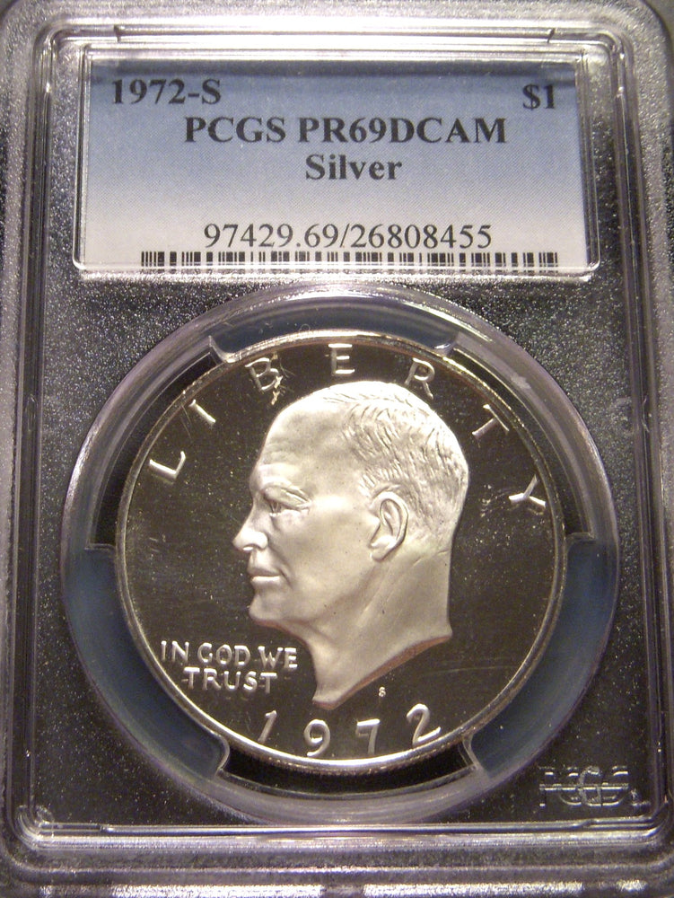 1972-S Eisenhower Dollar - PCGS PR69DCAM Silver