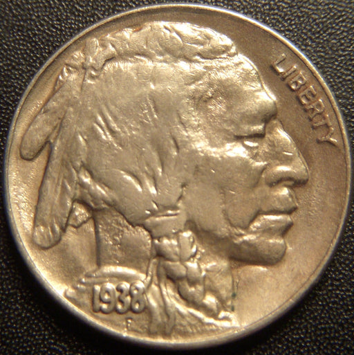 1938-D Buffalo Nickel - AU